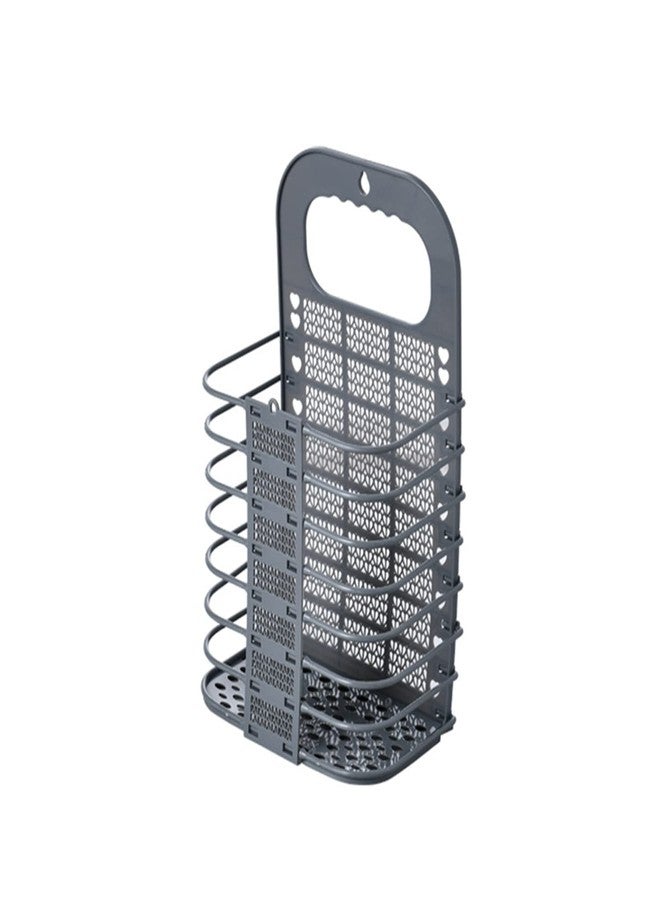 RIVUGJA Folding Laundry Basket Dirty Clothes Organizer Basket Wall Hanging Household Storage Basket for Bathroom (Multicolor-1) - Image 3